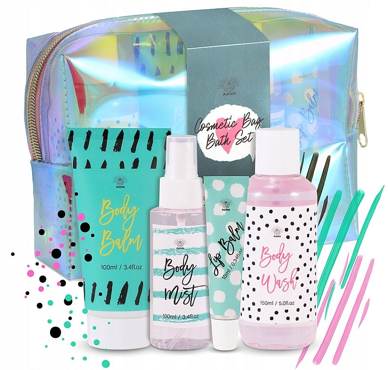 Aurora Cosmetic Bag Bath Set Lotos