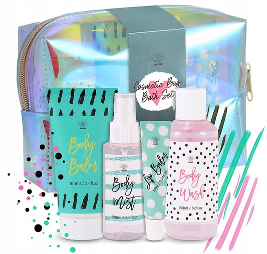 Aurora Cosmetic Bag Bath Set Lotos