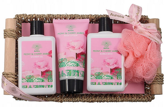 Aurora Peony & Cherry Amber Gift Set