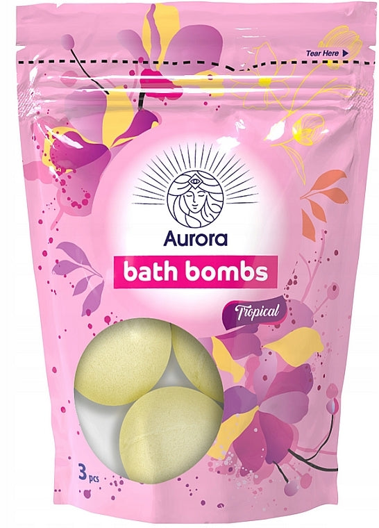 Aurora Cosmetic Bath Bomb Set Tropical