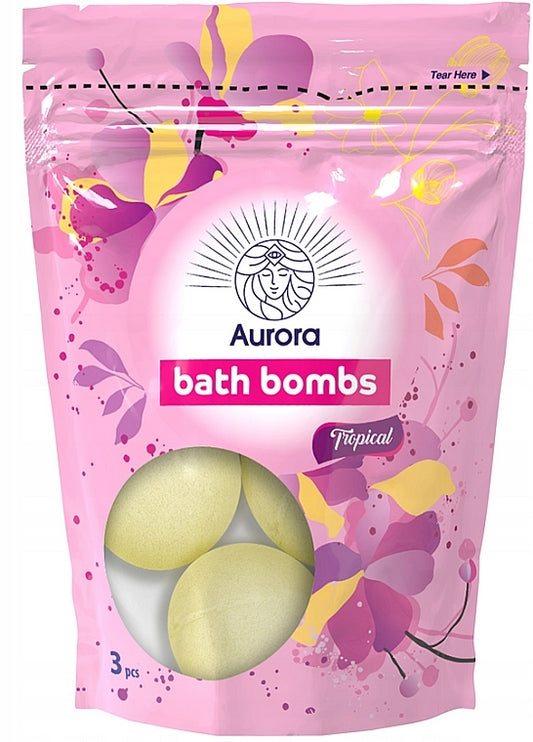 Aurora Cosmetic Bath Bomb Set Tropical