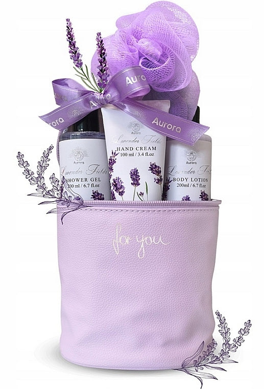 Aurora Cosmetic Lavander Fields Set