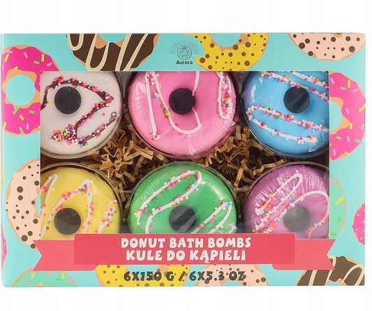 Aurora Donut Bath Bombs Set