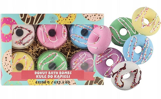 Aurora Donut Bath Bombs Set