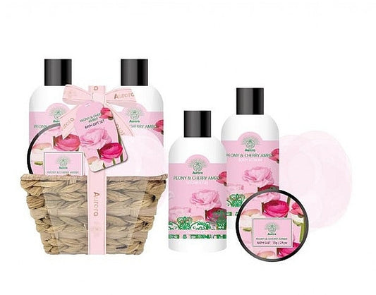Aurora Peony & Cherry Amber Set